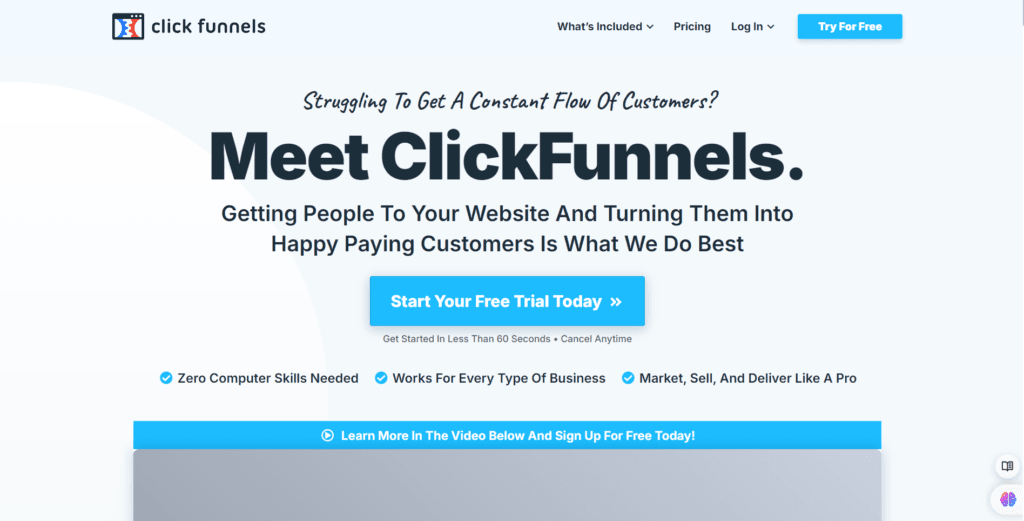 Clickfunnels Affiliate Marketing | Everything you need to know about in 2024 Clickfunnels Account